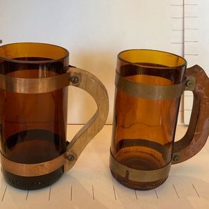 Pair of Handmade Beer Mugs